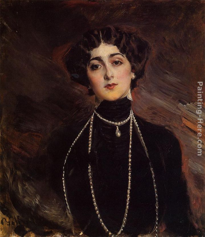 Giovanni Boldini Portrait of Lina Cavalieri